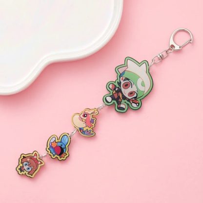 Süße Pokeom Anime Acrylic Schlüsselanhänger Keychains – Bild 26