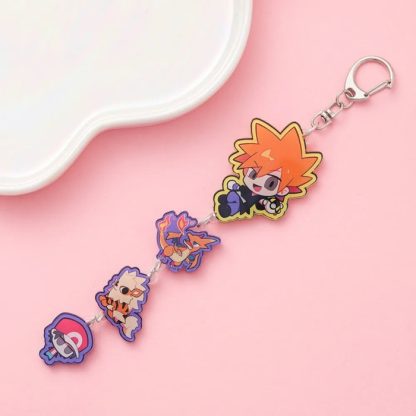 Süße Pokeom Anime Acrylic Schlüsselanhänger Keychains – Bild 27