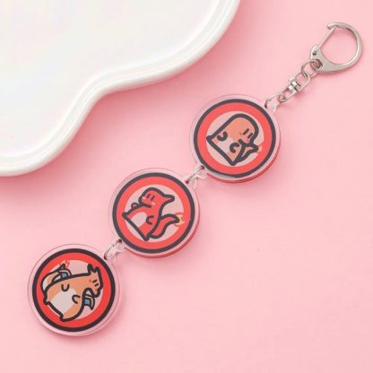 Süße Pokeom Anime Acrylic Schlüsselanhänger Keychains – Bild 28