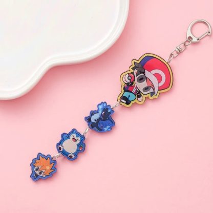 Süße Pokeom Anime Acrylic Schlüsselanhänger Keychains – Bild 35