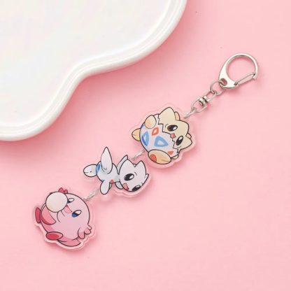 Süße Pokeom Anime Acrylic Schlüsselanhänger Keychains – Bild 37
