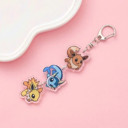 Süße Pokeom Anime Acrylic Schlüsselanhänger Keychains – Bild 38