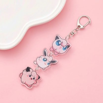 Süße Pokeom Anime Acrylic Schlüsselanhänger Keychains – Bild 39
