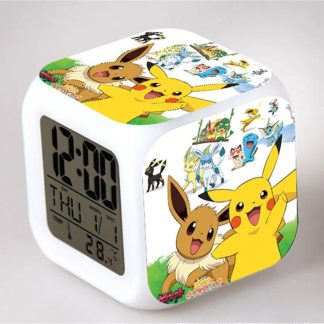 Pokemon Anime Wecker mit LED und Alarm Funktion in vielen Motiven