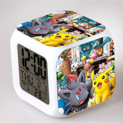 Pokemon Anime Wecker mit LED und Alarm Funktion in vielen Motiven – Bild 4