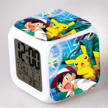 Pokemon Anime Wecker mit LED und Alarm Funktion in vielen Motiven – Bild 5