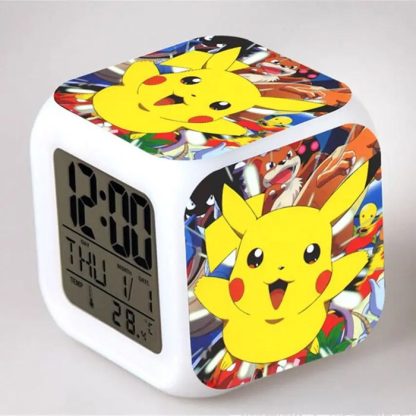 Pokemon Anime Wecker mit LED und Alarm Funktion in vielen Motiven – Bild 6