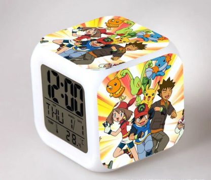 Pokemon Anime Wecker mit LED und Alarm Funktion in vielen Motiven – Bild 8