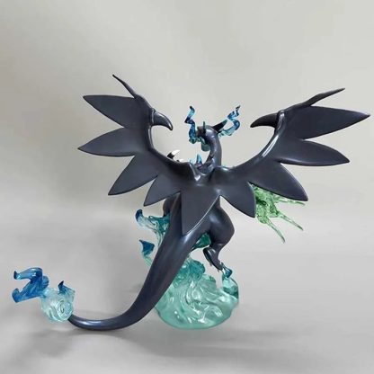 Detailreiche Pokemon Glurak Charizard oder Quajutsu Greninja Figur – Bild 4