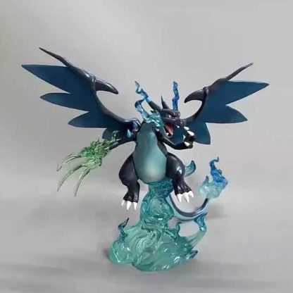 Detailreiche Pokemon Glurak Charizard oder Quajutsu Greninja Figur – Bild 8