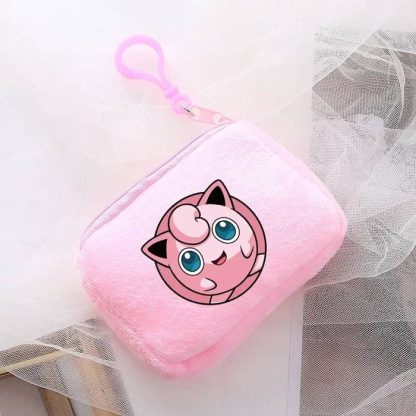 Pokemon Plüsch Geldbörse für Kinder mit Clip – Bild 3