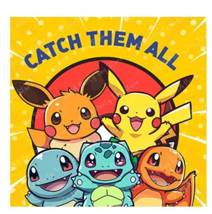 Servietten mit Pokemon Design für Geburtstag, Feier etc. – Bild 3