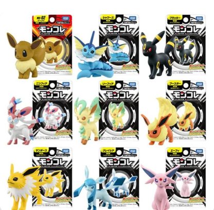 Evoli Entwicklungen Figuren Nachtara, Feelinara, Flamara etc.