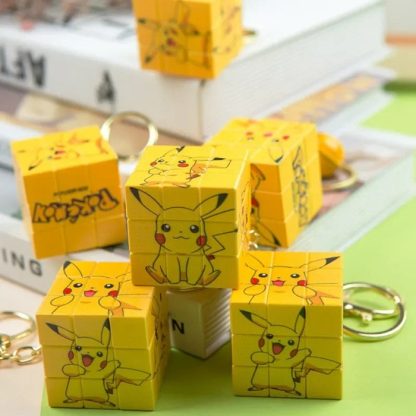 Pikachu Zauberwürfel Schlüsselanhänger – Bild 2