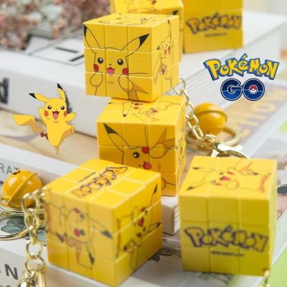 Pikachu Zauberwürfel Schlüsselanhänger – Bild 3