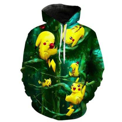 Vollfarbige Bunte Pokemon Hoodies Pullover in vielen Motiven – Bild 8