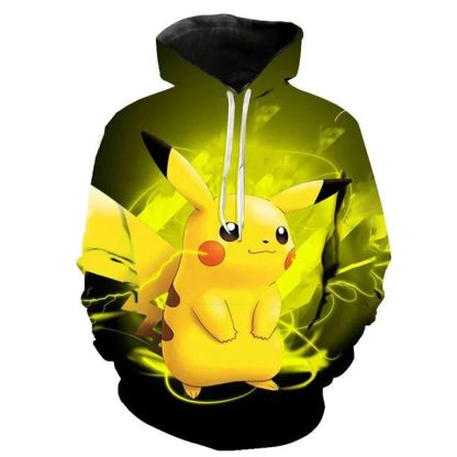Vollfarbige Bunte Pokemon Hoodies Pullover in vielen Motiven – Bild 13