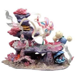 Feelinara Sylveon Insel Statue Figur Pokemon (ca. 20cm)