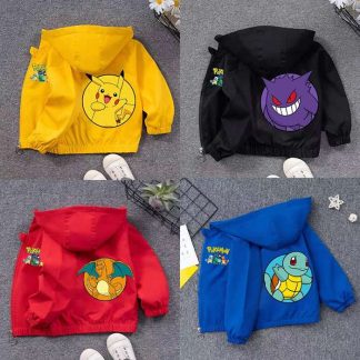 Pokemon Kinder Jacken in verschiedenen Motiven