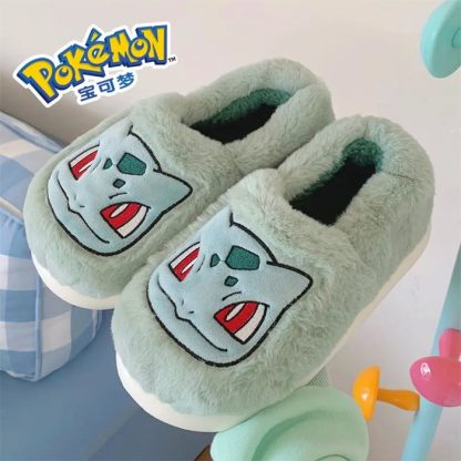 Flauschige Evoli, Bisasam, Pikachu Kinder Hausschue – Bild 12