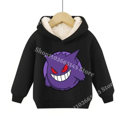 Warme gefütterte Kinder Pullies Hoodies mit Pokemon Motiven – Bild 10