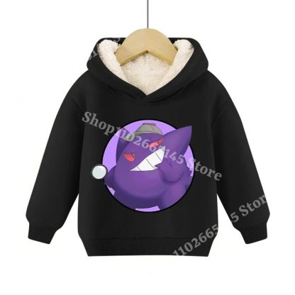 Warme gefütterte Kinder Pullies Hoodies mit Pokemon Motiven – Bild 13