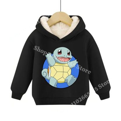 Warme gefütterte Kinder Pullies Hoodies mit Pokemon Motiven – Bild 21