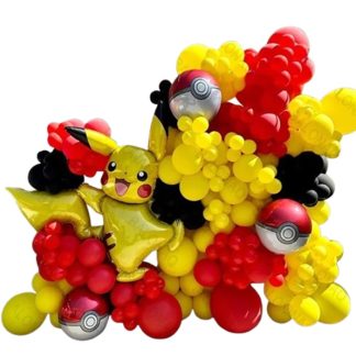 106 Stk. Pokemon Pikachu Luftballons für Geburtstag, Feier etc.