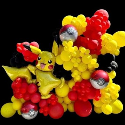 106 Stk. Pokemon Pikachu Luftballons für Geburtstag, Feier etc. – Bild 3