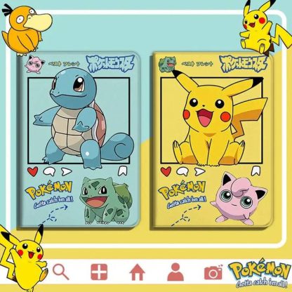 Pokemon iPad Air Pro Smartcover mit Pikachu, Bisasam, Schiggy, Pummeluff Motiven – Bild 3
