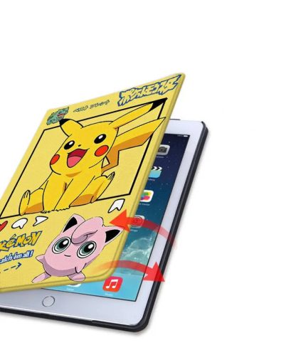Pokemon iPad Air Pro Smartcover mit Pikachu, Bisasam, Schiggy, Pummeluff Motiven – Bild 11
