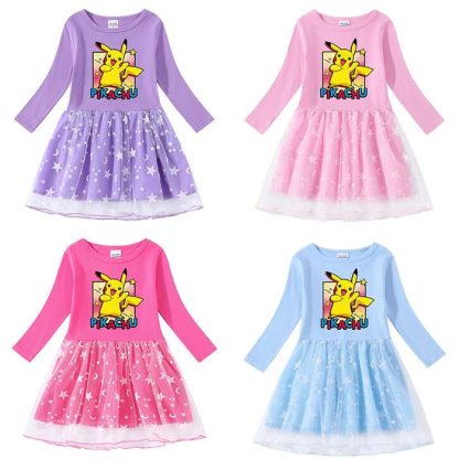 Pokemon Pikachu Prinzessin Kleid für Kinder