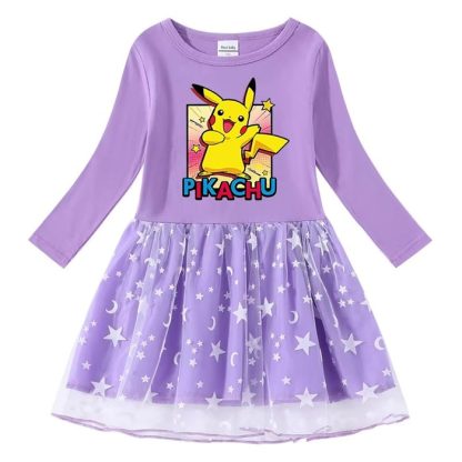 Pokemon Pikachu Prinzessin Kleid für Kinder – Bild 2