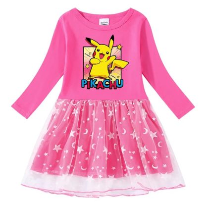 Pokemon Pikachu Prinzessin Kleid für Kinder – Bild 3
