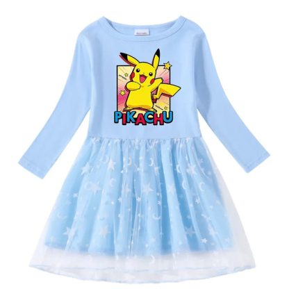 Pokemon Pikachu Prinzessin Kleid für Kinder – Bild 4