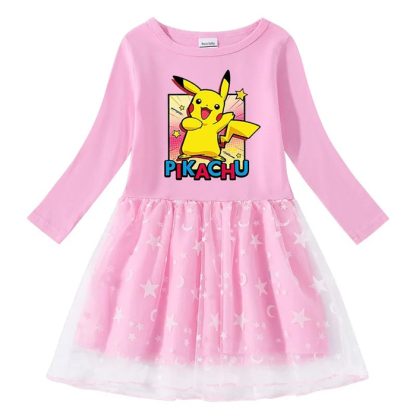 Pokemon Pikachu Prinzessin Kleid für Kinder – Bild 5