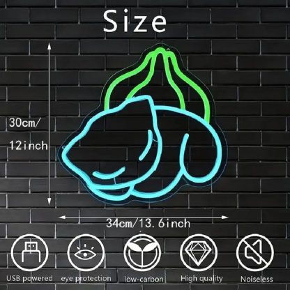 Bisasam Bulbasaur oder Nebulak Gastly Neon Wandlicht – Bild 4