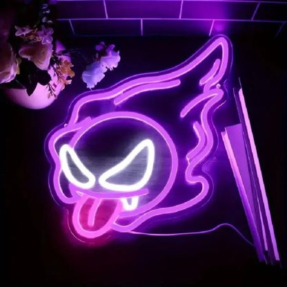 Bisasam Bulbasaur oder Nebulak Gastly Neon Wandlicht – Bild 6