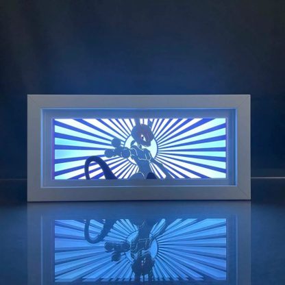 Pokemon Gengar, Pikachu oder Mewto Bild mit LED Beleuchtung Lampe Licht – Bild 2
