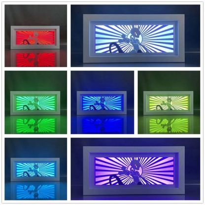 Pokemon Gengar, Pikachu oder Mewto Bild mit LED Beleuchtung Lampe Licht – Bild 10