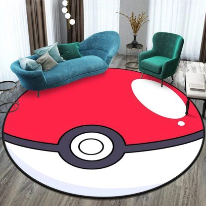 Runder Pokemon Teppich in vielen Motiven Evoli, Aquana, Pokeball etc. – Bild 14