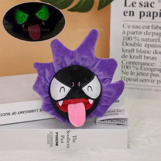 Nebulak Gastly oder Zwirrlicht Duskull Plüsch Anhänger mit leuchtenden Augen bei Dunkelheit