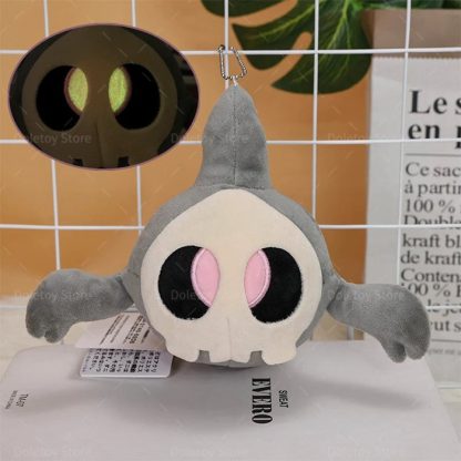 Nebulak Gastly oder Zwirrlicht Duskull Plüsch Anhänger mit leuchtenden Augen bei Dunkelheit – Bild 2