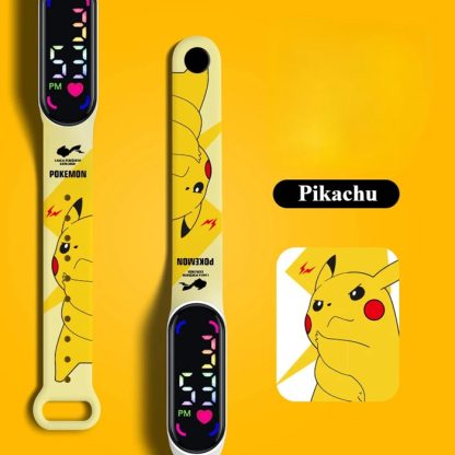 Bunte Pokemon LED Kinder Armbanduhren mit Farbdisplay – Bild 2