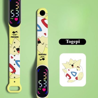 Bunte Pokemon LED Kinder Armbanduhren mit Farbdisplay – Bild 3