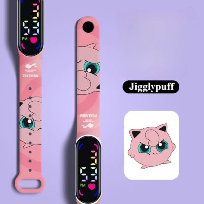 Bunte Pokemon LED Kinder Armbanduhren mit Farbdisplay – Bild 4