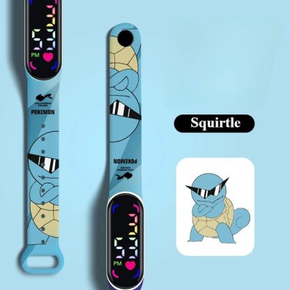 Bunte Pokemon LED Kinder Armbanduhren mit Farbdisplay – Bild 9