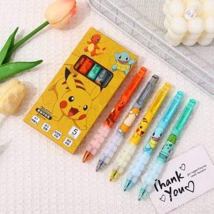 5 Stk. Pokemon Gel Stifte im Set – Bild 7