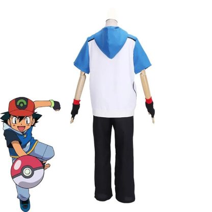 Pokemon Trainer Kostüm Cosplay Set für Karneval, Fasching etc. – Bild 4