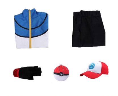 Pokemon Trainer Kostüm Cosplay Set für Karneval, Fasching etc. – Bild 7